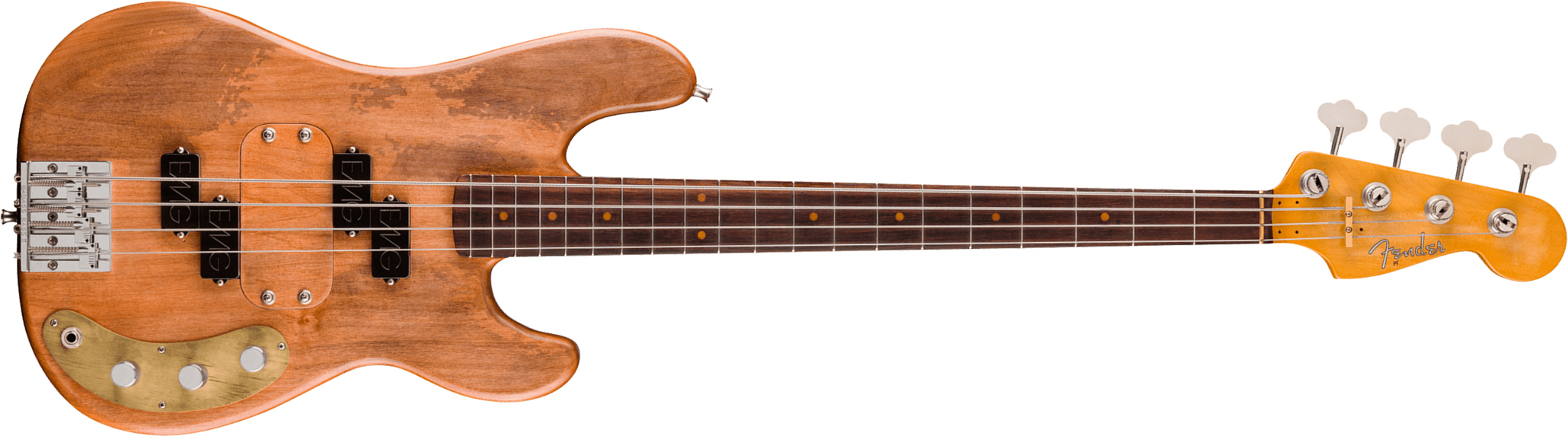 Fender Leland Lee Sklar Precision Bass Stories Usa Signature Active Rw - Natural - Solid body elektrische bas - Main picture