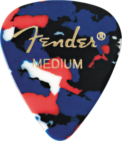 Fender Lot De 12 351 Shape Classic Picks Medium Confetti - Plectrum - Main picture