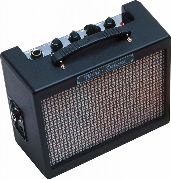 Fender Md20 Mini Deluxe Amplifier 1w 2x2 Black - Elektrische gitaar mini versterker - Main picture