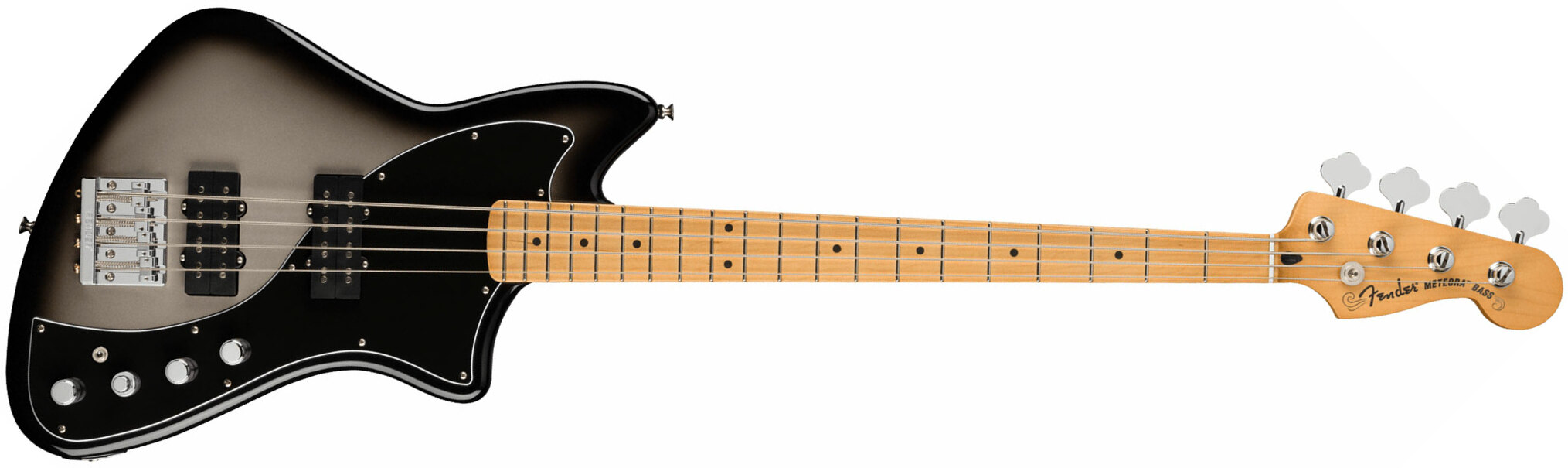 Fender Meteora Bass Active Player Plus Mex Mn - Silver Burst - Solid body elektrische bas - Main picture