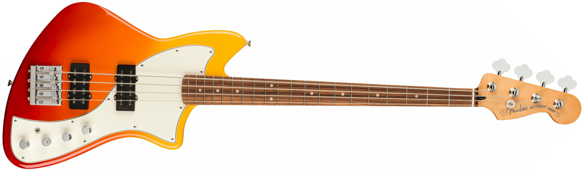 Fender Meteora Bass Active Player Plus Mex Pf - Tequila Sunrise - Solid body elektrische bas - Main picture