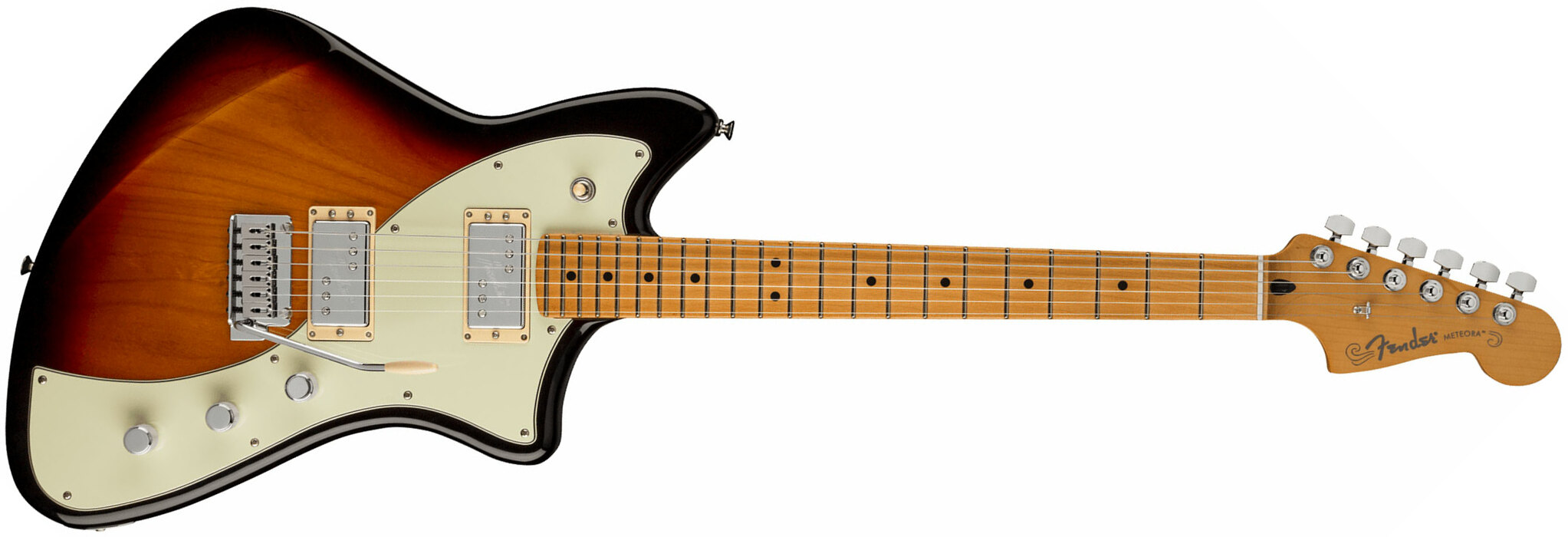 Fender Meteora Player Plus Hh Mex 2h Ht Mn - 3-color Sunburst - Retro-rock elektrische gitaar - Main picture
