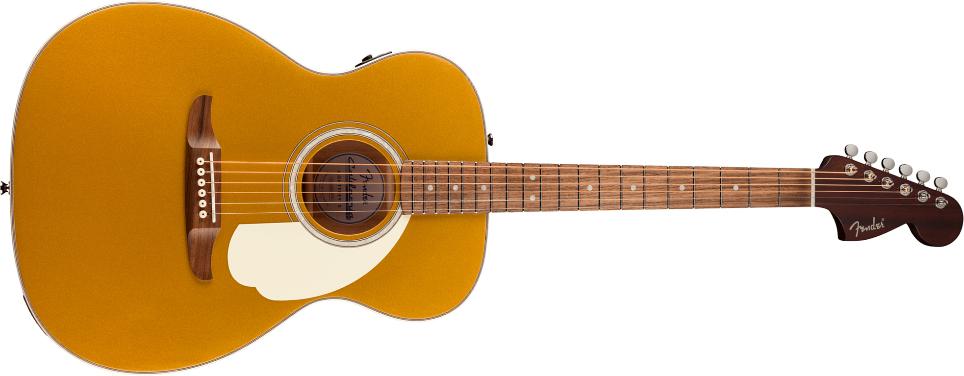 Fender Monterey Deluxe E California Orchestra Om Epicea Acajou Noy - Aztec Gold - Folk gitaar - Main picture