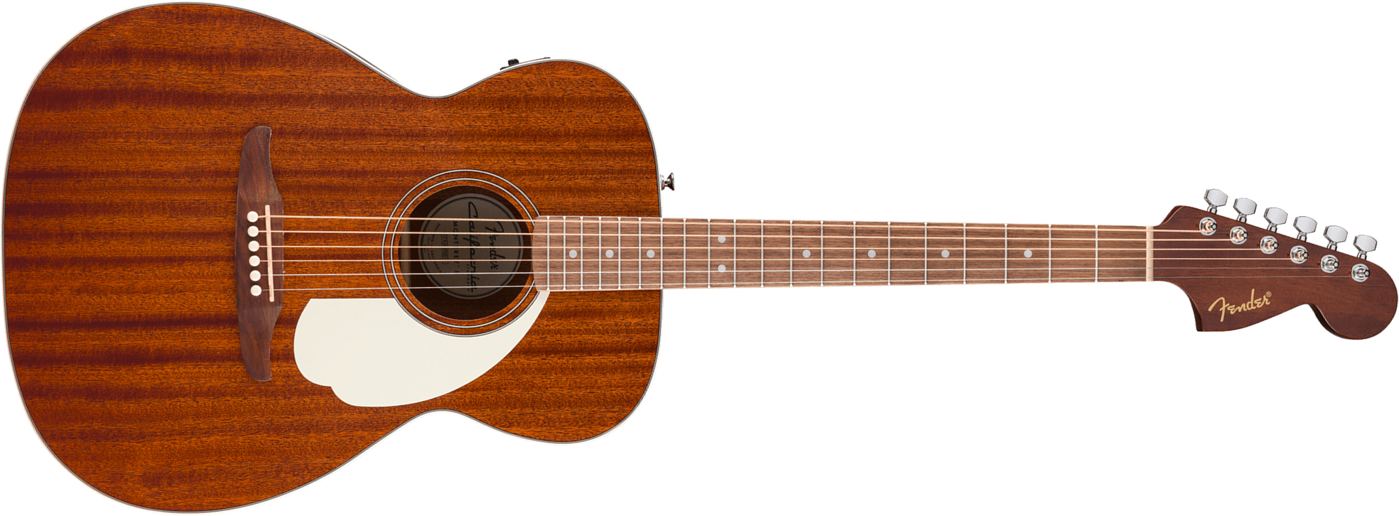 Fender Monterey E California Standard Auditorium Tout Sapele Wal - Natural - Folk gitaar - Main picture