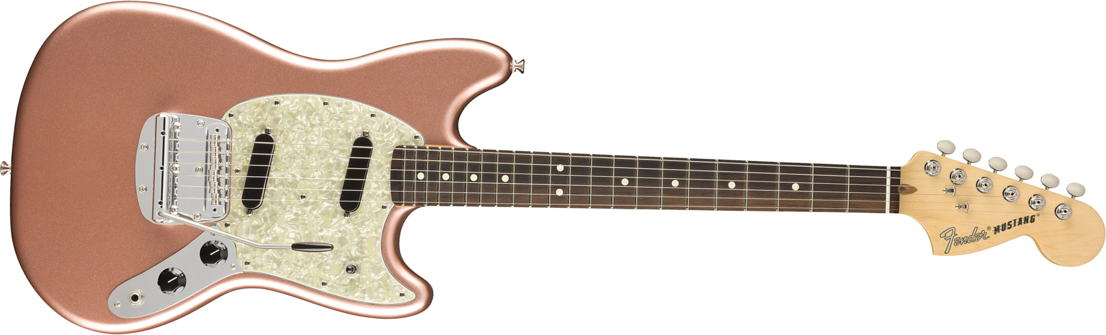 Fender Mustang American Performer Usa Ss Rw - Penny - Guitarra eléctrica de doble corte. - Main picture