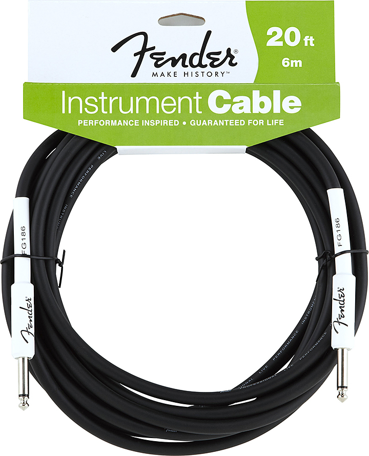 Fender Performance Instrument Cable Droit/droit 20ft 6m - Kabel - Main picture
