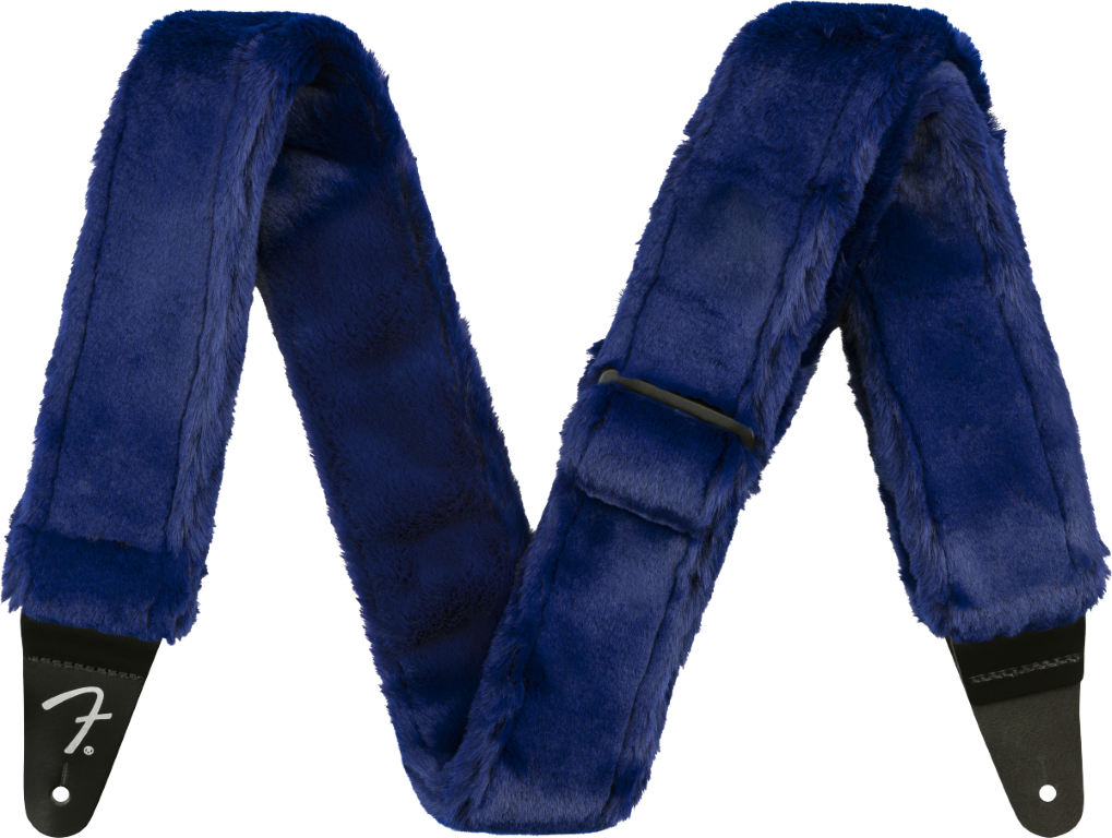 Fender Poodle Plush Strap Blue - Gitaarriem - Main picture