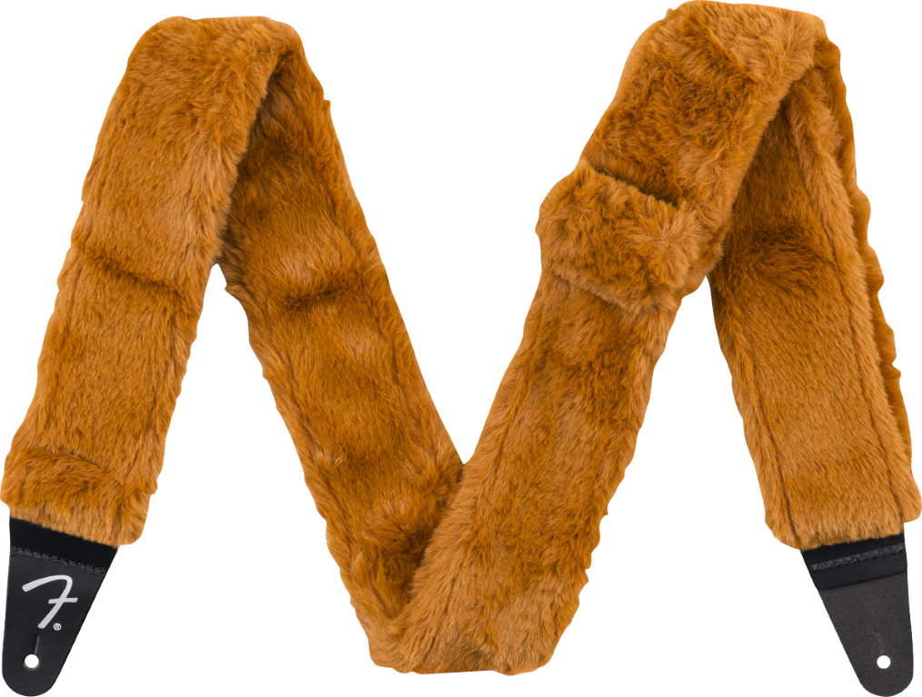 Fender Poodle Plush Strap Rust - Gitaarriem - Main picture