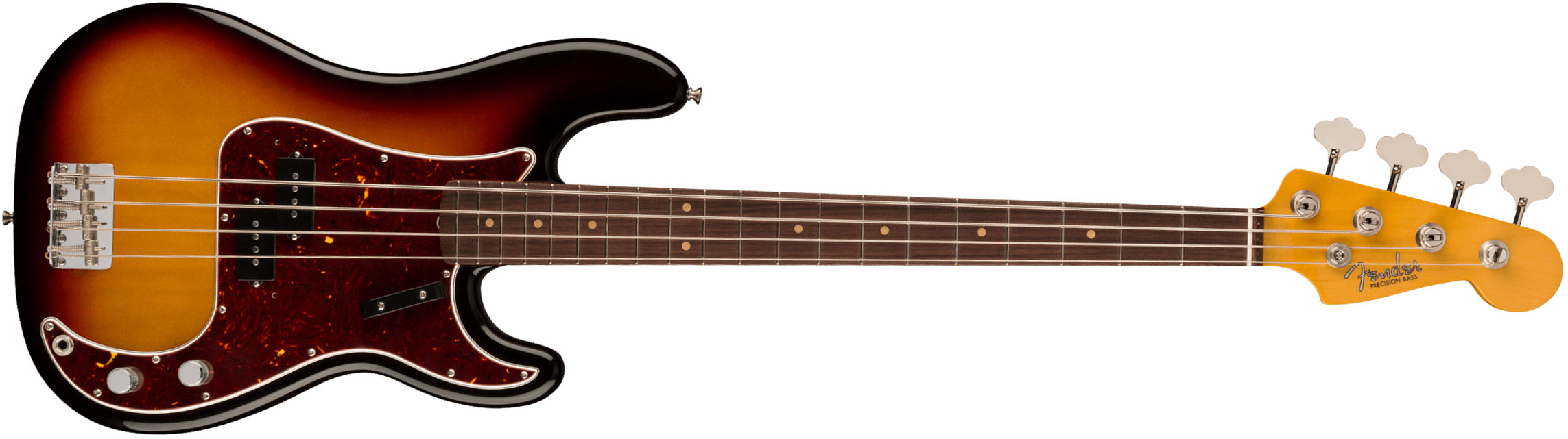 Fender Precision Bass 1960 American Vintage Ii Usa Rw - 3-color Sunburst - Solid body elektrische bas - Main picture