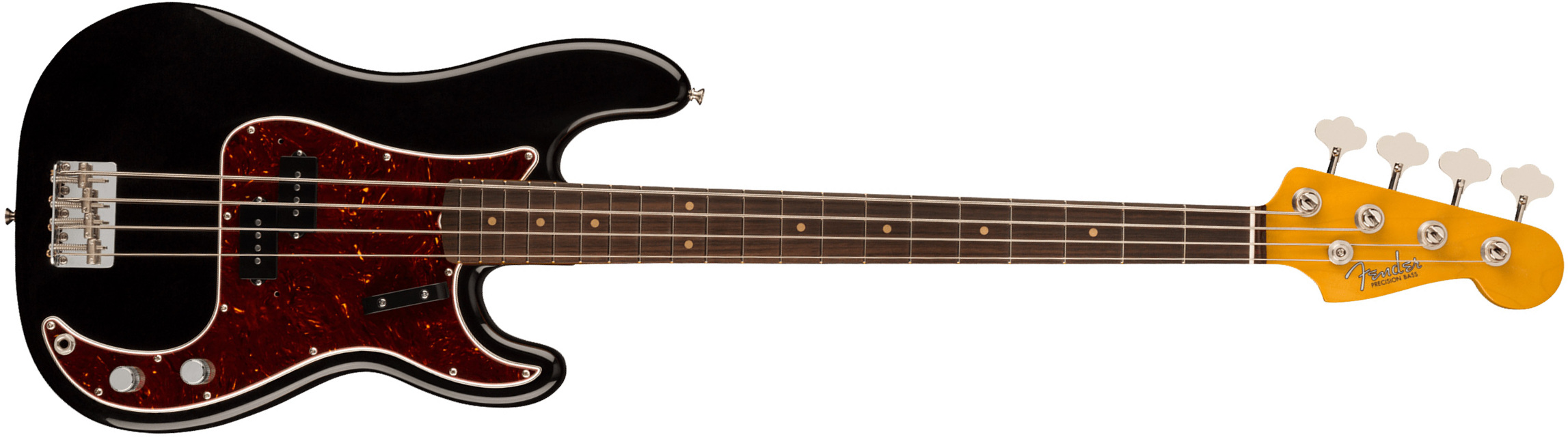 Fender Precision Bass 1960 American Vintage Ii Usa Rw - Black - Solid body elektrische bas - Main picture