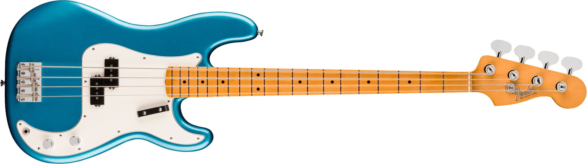 Fender Precision Bass Late 60s Vintera 3 Mex Mn - Lake Placid Blue - Solid body elektrische bas - Main picture