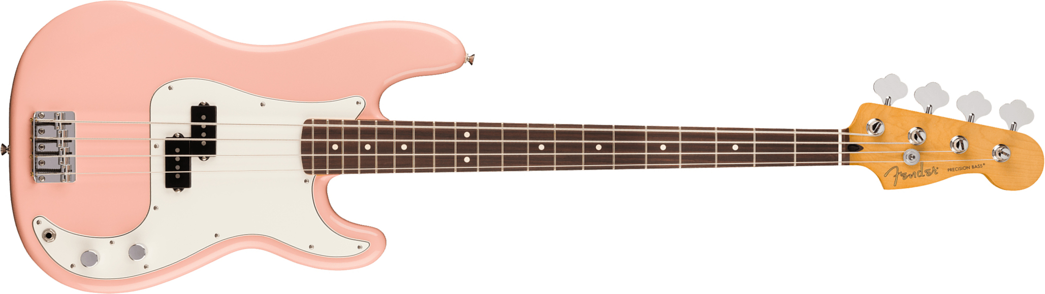 Fender Precision Bass Player Ii Mex Ltd Rw - Shell Pink - Solid body elektrische bas - Main picture