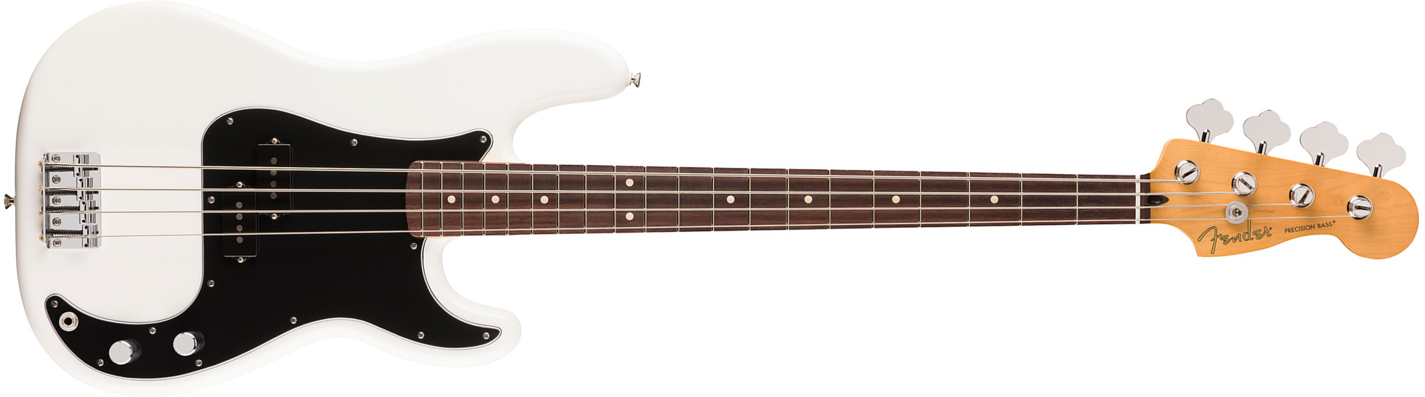 Fender Precision Bass Player Ii Mex Rw - Polar White - Solid body elektrische bas - Main picture
