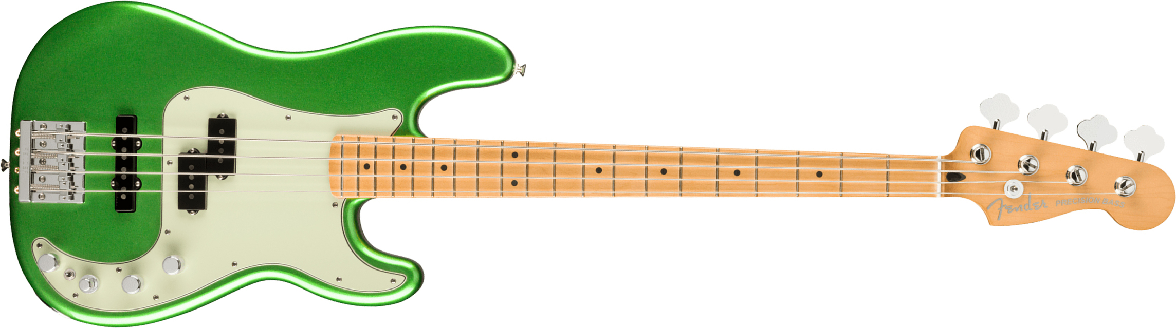 Fender Precision Bass Player Plus Mex Active Mn - Cosmic Jade - Solid body elektrische bas - Main picture