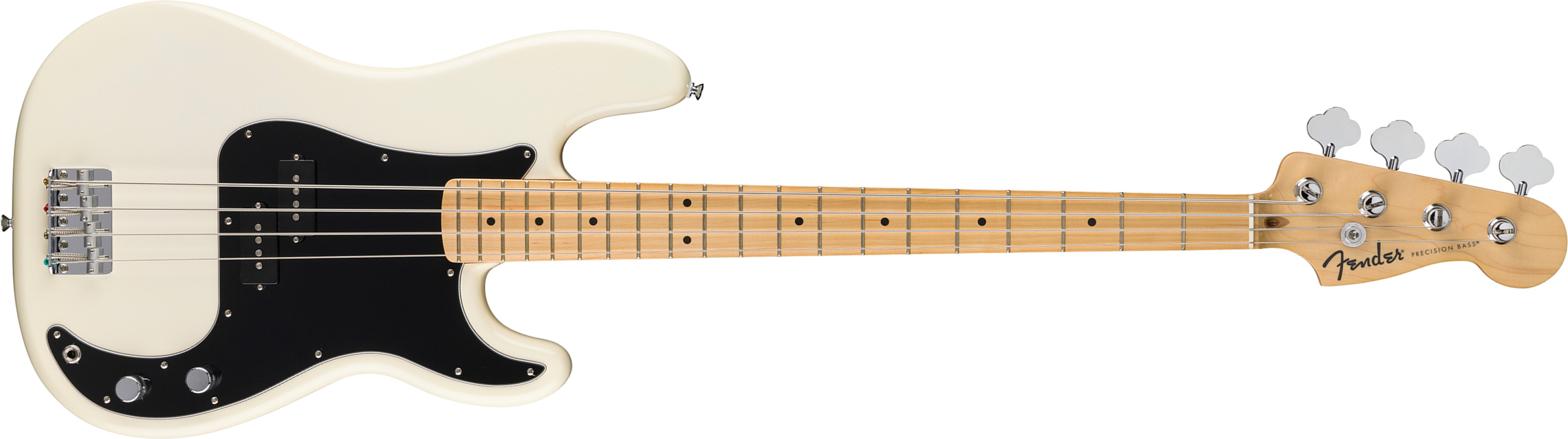 Fender Precision Bass Standard Mex Mn - Olympic White - Solid body elektrische bas - Main picture