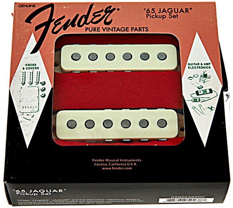 Fender Pure Vintage '65 Jaguar Pickups 2-set Alnico 5 - Elektrische gitaar pickup - Main picture