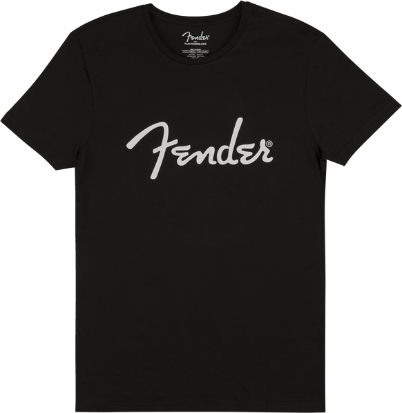 Fender Spaghetti Logo - Black - S - T-shirt - Main picture