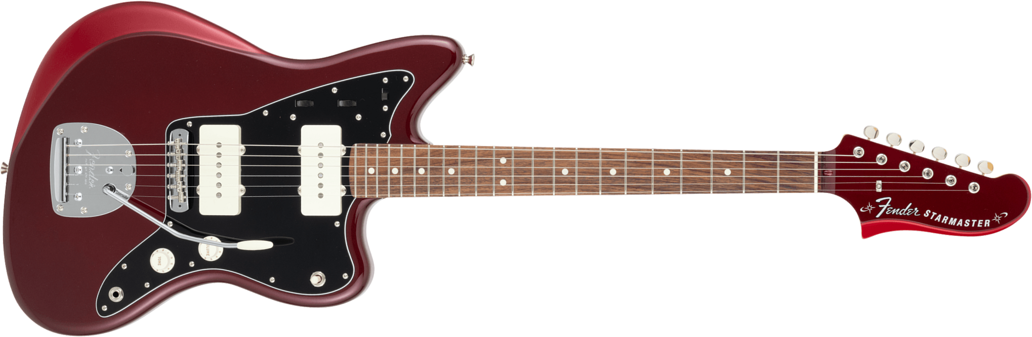 Fender Starmaster Mij Ltd Jap 2s Trem Rw - Candy Apple Red - Retro-rock elektrische gitaar - Main picture