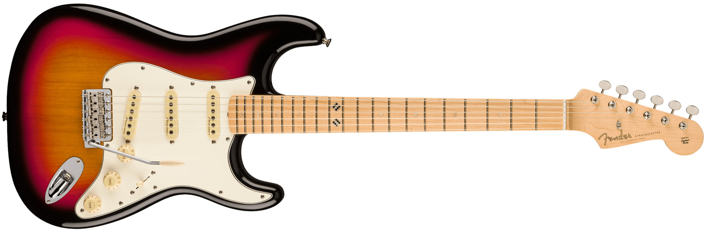 Fender Steve Lacy Strat People Pleaser Mex Signature 3s Trem Mn - Chaos Burst - Elektrische gitaar in Str-vorm - Main picture