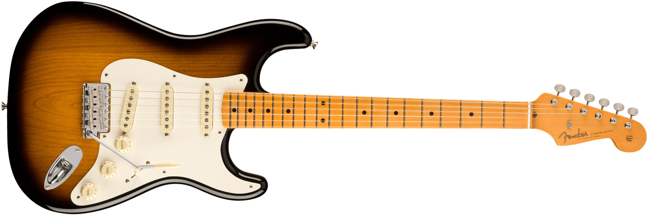 Fender Strat 1957 American Vintage Ii Usa 3s Trem Mn - 2-color Sunburst - Elektrische gitaar in Str-vorm - Main picture
