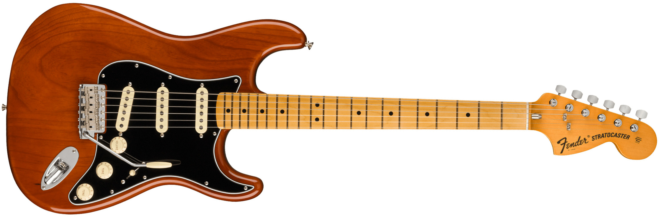 Fender Strat 1973 American Vintage Ii Usa 3s Trem Mn - Mocha - Elektrische gitaar in Str-vorm - Main picture