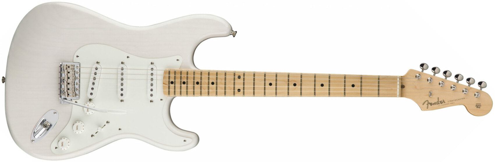 Fender Strat '50s American Original Usa Sss Mn - White Blonde - Elektrische gitaar in Str-vorm - Main picture