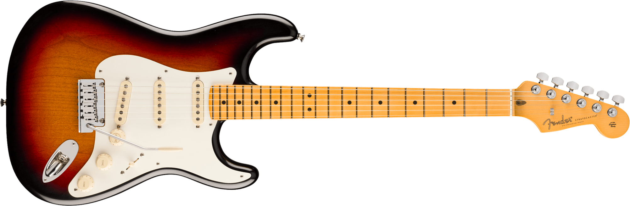 Fender Strat 50s American Ultra Luxe Usa 3s Trem Mn - 3-color Sunburst - Elektrische gitaar in Strat vorm - Main picture