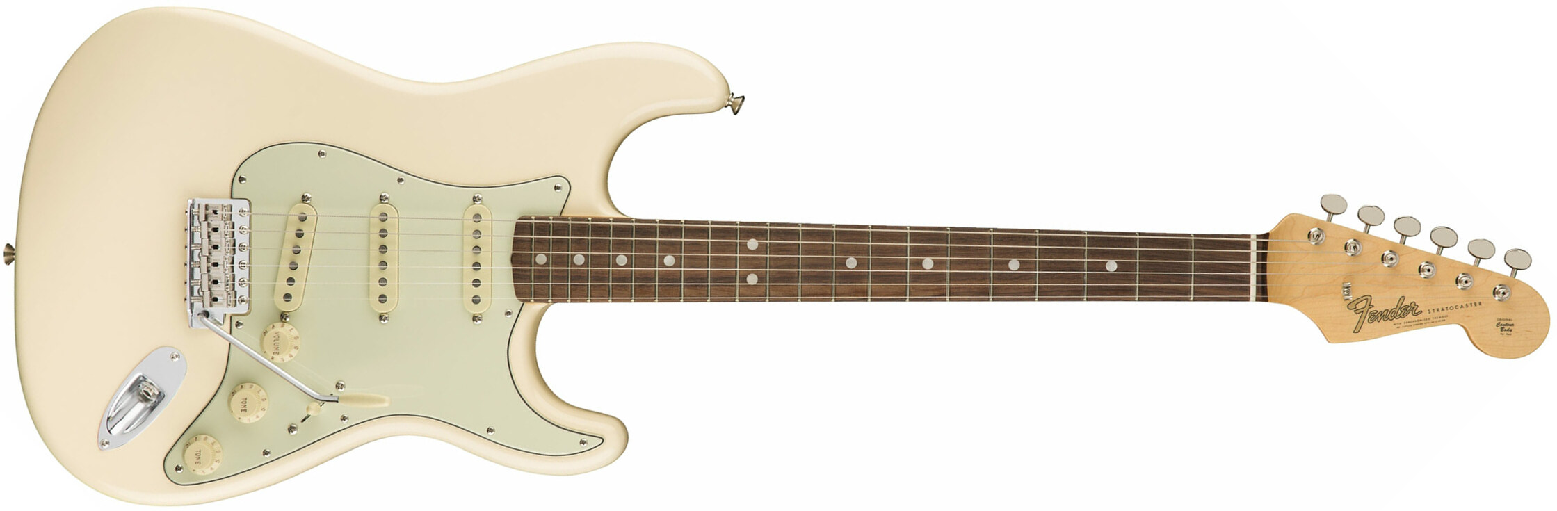 Fender Strat '60s American Original Usa Sss Rw - Olympic White - Elektrische gitaar in Str-vorm - Main picture