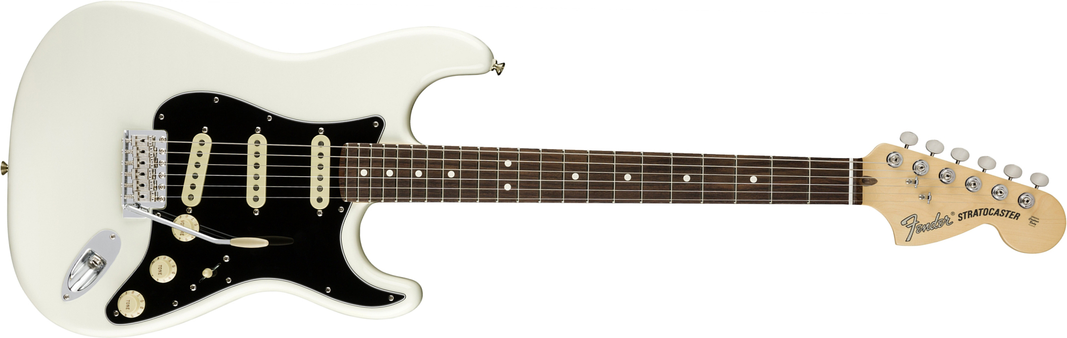 Fender Strat American Performer Usa Sss Rw - Arctic White - Elektrische gitaar in Str-vorm - Main picture