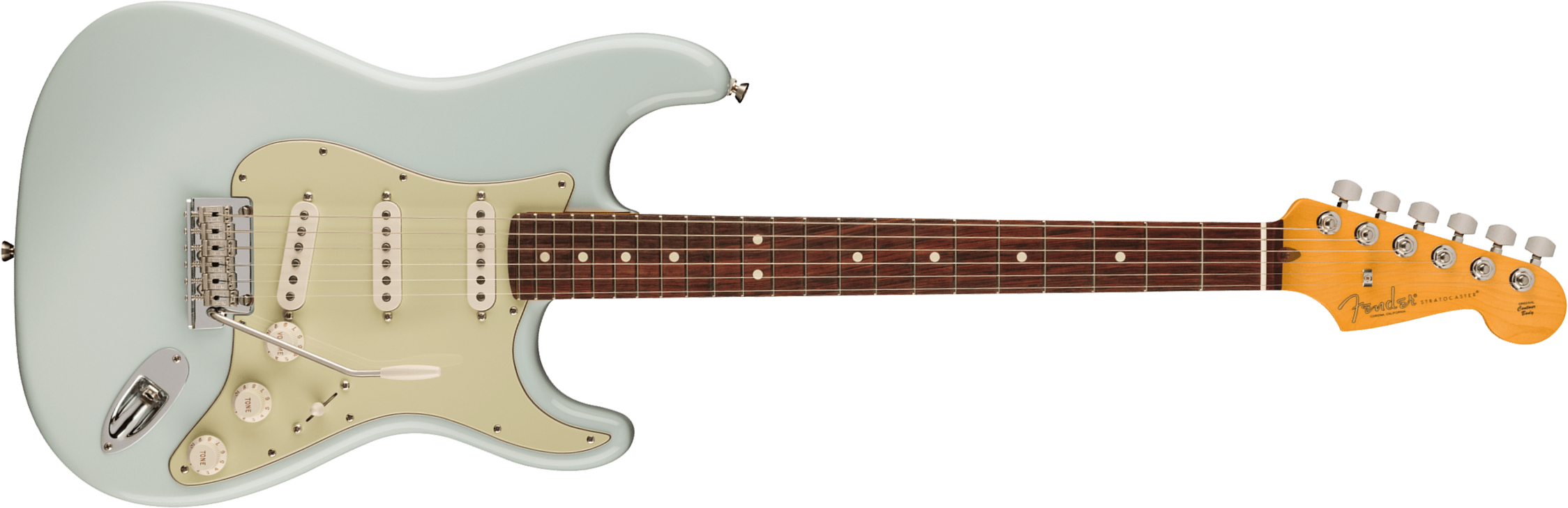 Fender Strat American Pro Ii Usa 3s Trem Rw - Sonic Blue - Elektrische gitaar in Str-vorm - Main picture