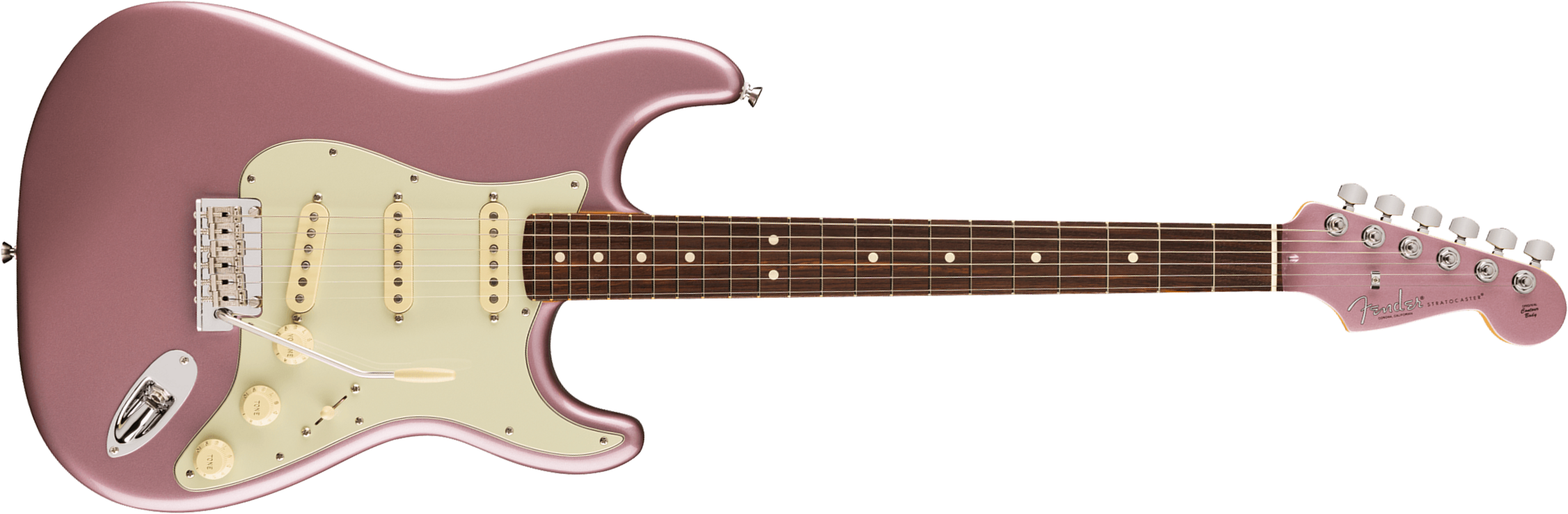 Fender Strat American Professional Ii Ltd Usa 3s Trem Rw - Burgundy Mist Metallic - Elektrische gitaar in Str-vorm - Main picture