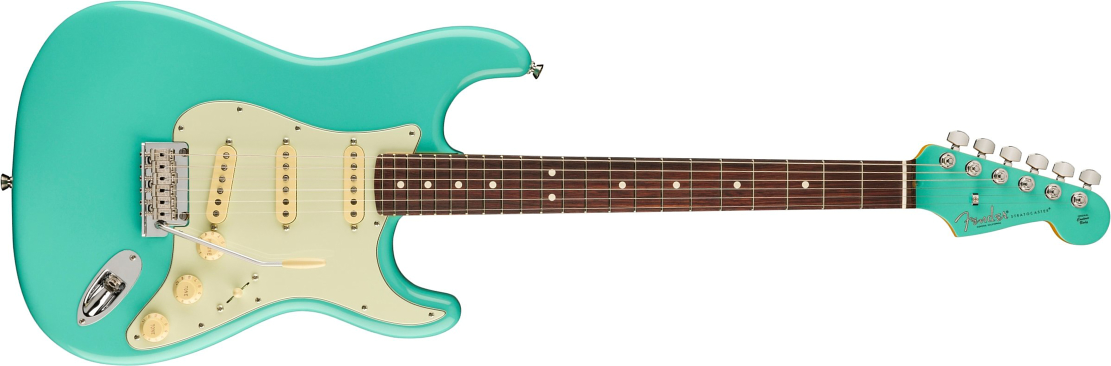 Fender Strat American Professional Ii Ltd Usa 3s Trem Rw - Sea Foam Green - Elektrische gitaar in Str-vorm - Main picture