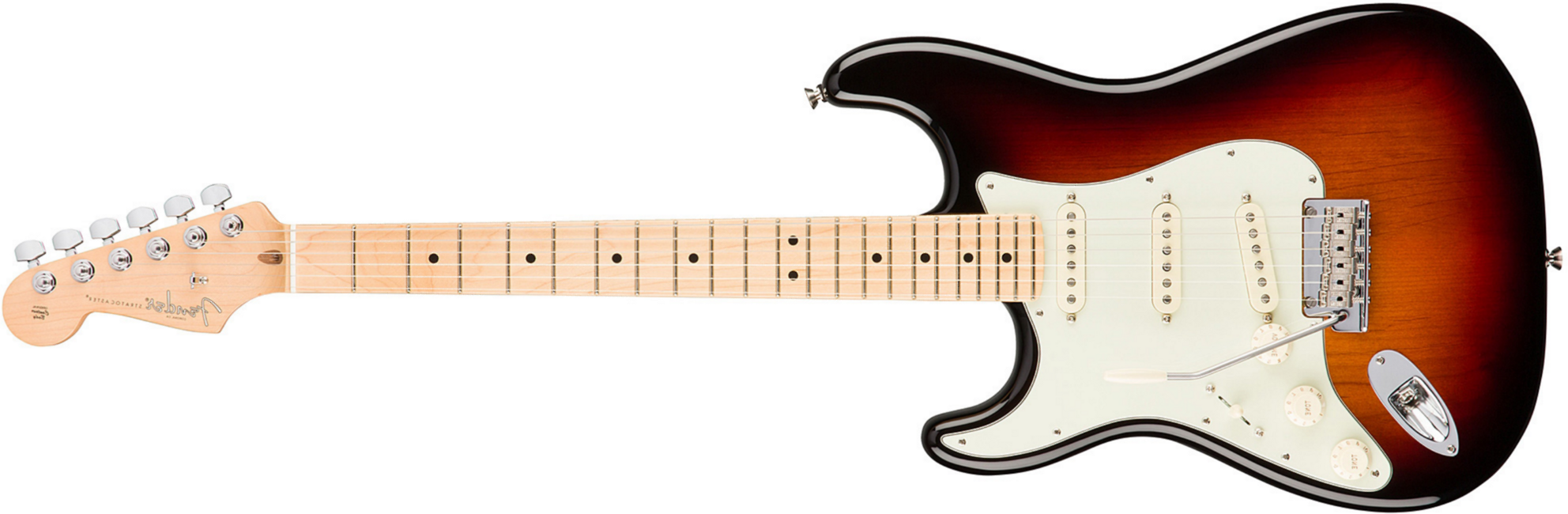 Fender Strat American Professional Lh Usa Gaucher 3s Mn - 3-color Sunburst - Linkshandige elektrische gitaar - Main picture