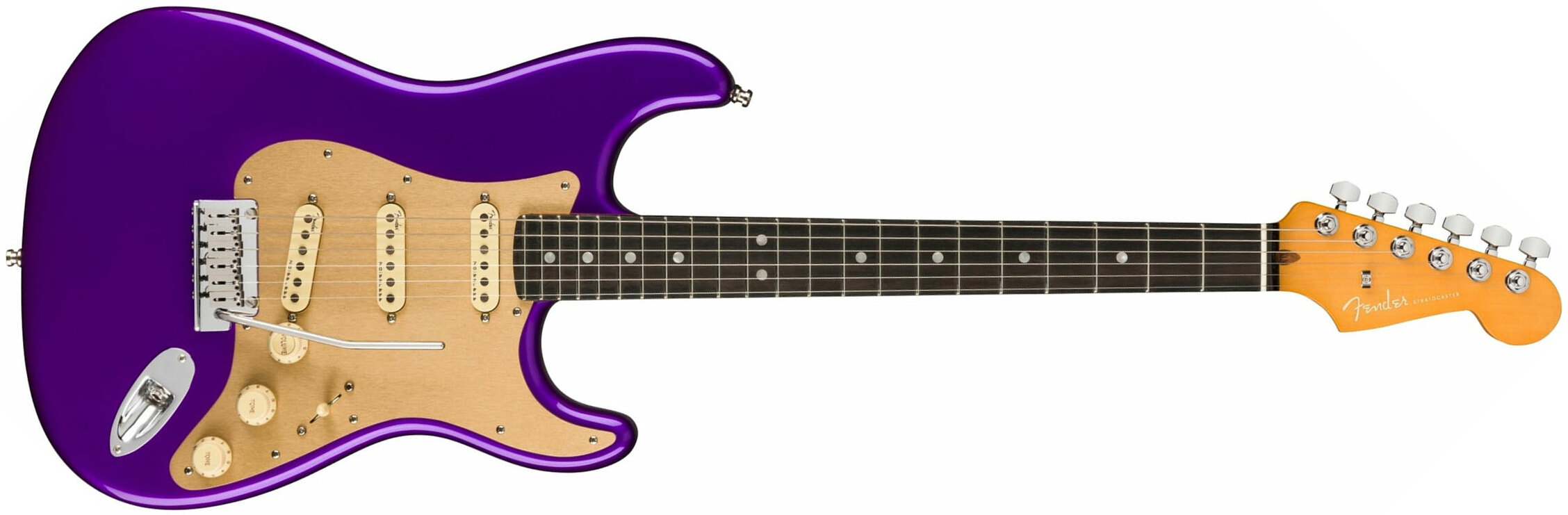 Fender Strat American Ultra Ltd Usa 3s Trem Eb - Plum Metallic - Elektrische gitaar in Str-vorm - Main picture
