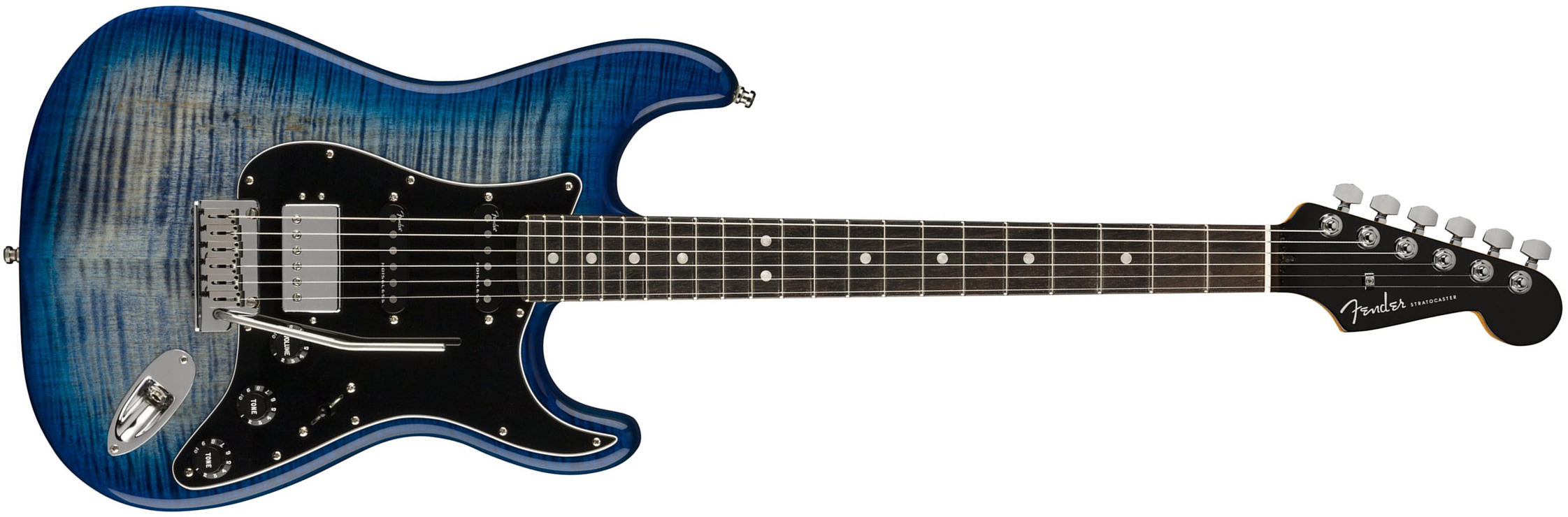 Fender Strat American Ultra Ltd Usa Hss Trem Eb - Denim Burst - Elektrische gitaar in Str-vorm - Main picture