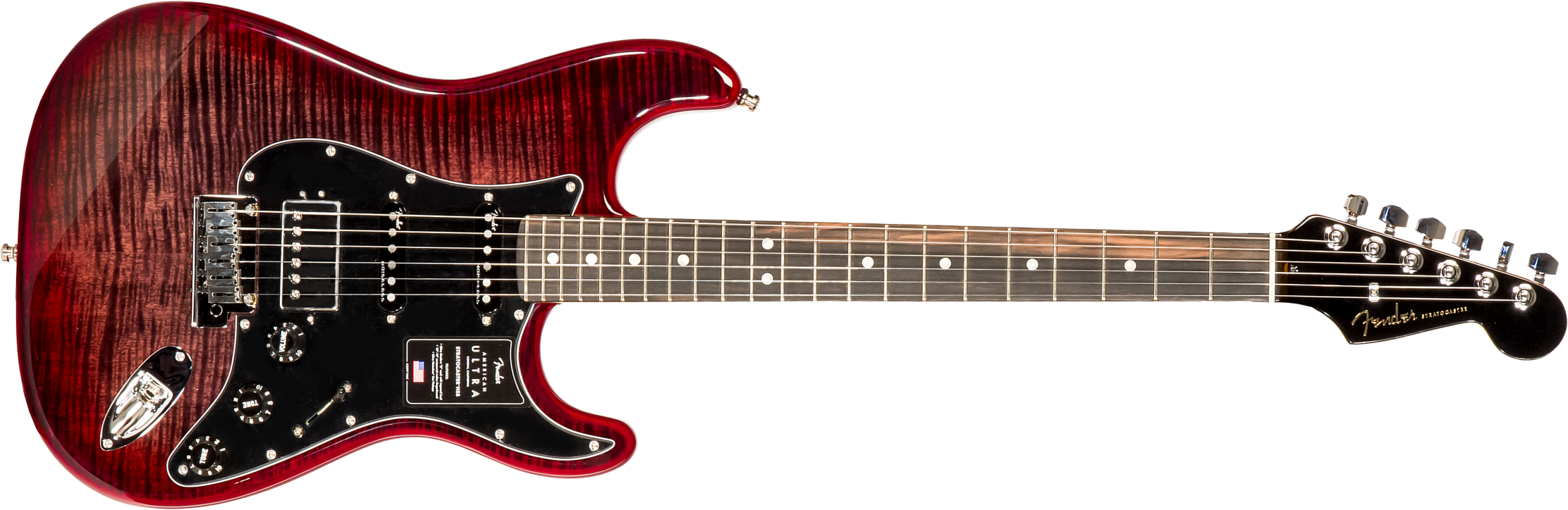 Fender Strat American Ultra Ltd Usa Hss Trem Eb - Umbra - Elektrische gitaar in Str-vorm - Main picture