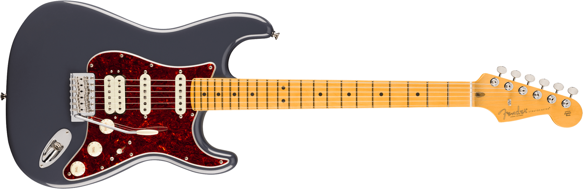 Fender Strat Classic Hss American Pro Usa Trem Mn - Faded Black - Elektrische gitaar in Strat vorm - Main picture