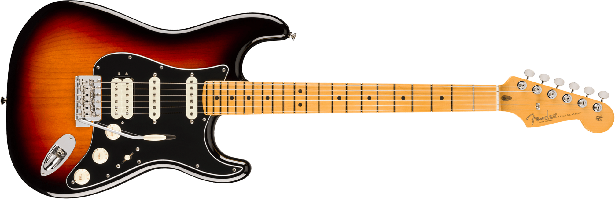 Fender Strat Classic Hss American Pro Usa Trem Mn - 3-color Sunburst - Elektrische gitaar in Strat vorm - Main picture