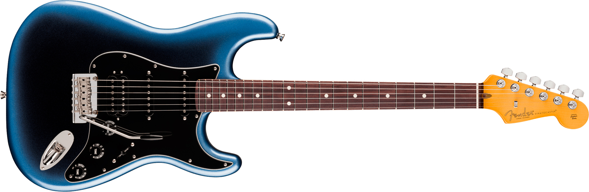 Fender Strat Hss American Pro. Usa Hss Trem Rw - Dark Night - Elektrische gitaar in Strat vorm - Main picture
