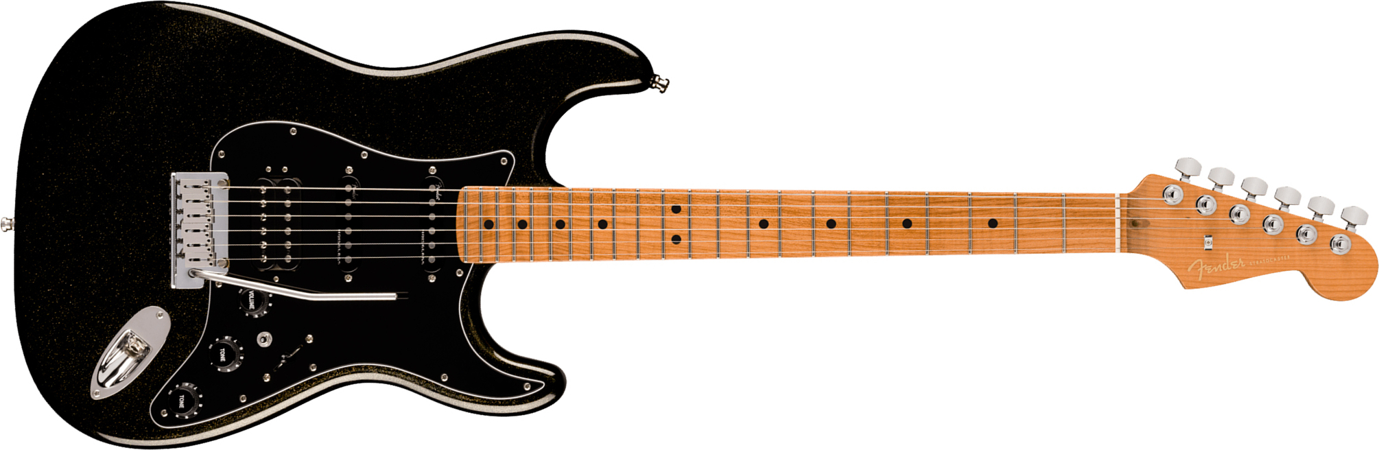 Fender Strat Hss American Ultra Ii Ltd Trem Mn - Gold Dust - Elektrische gitaar in Strat vorm - Main picture