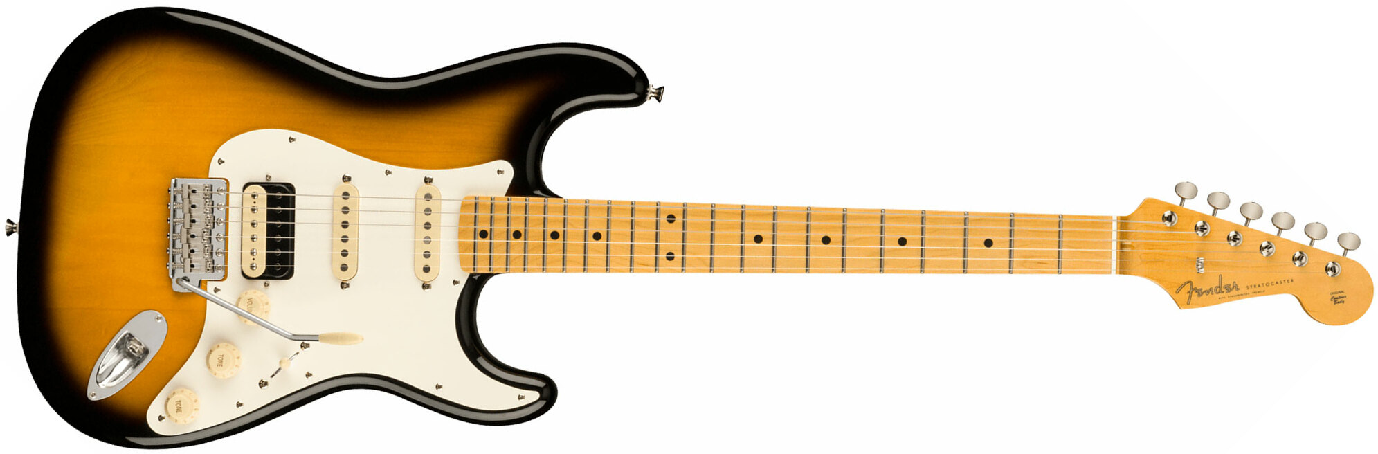 Fender Strat Jv Modified '50s Jap Hss Trem Mn - 2-color Sunburst - Elektrische gitaar in Str-vorm - Main picture