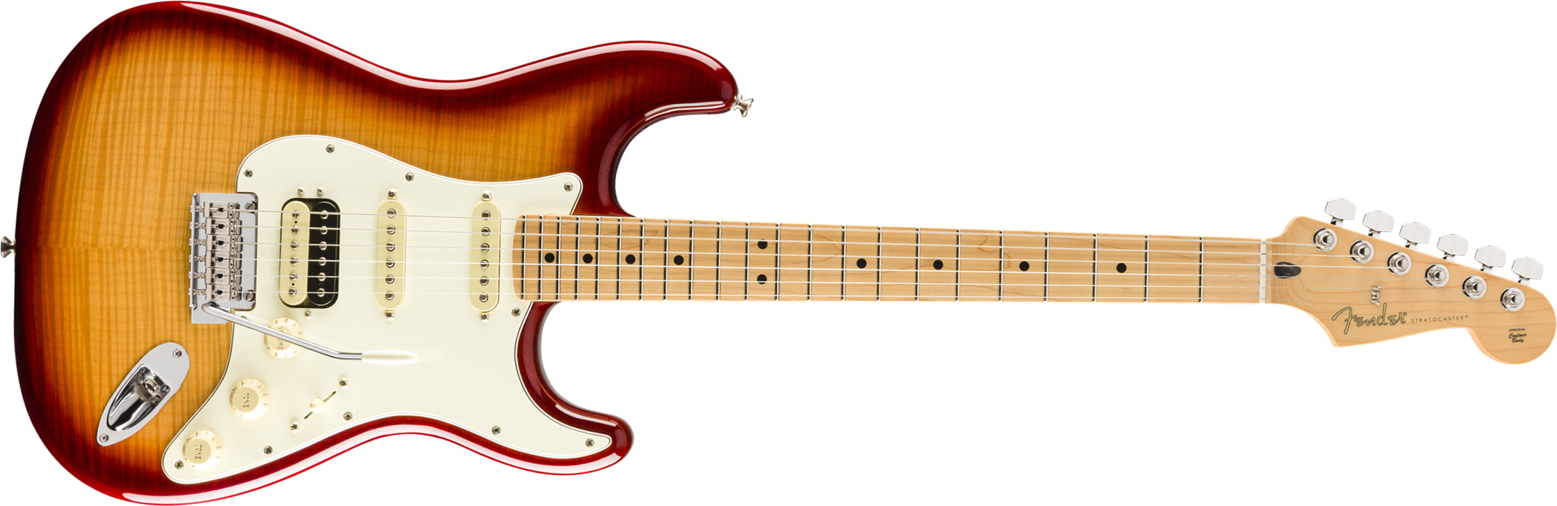 Fender Strat Player Hss Plus Top Fsr Ltd 2019 Mex Mn - Sienna Sunburst - Elektrische gitaar in Str-vorm - Main picture