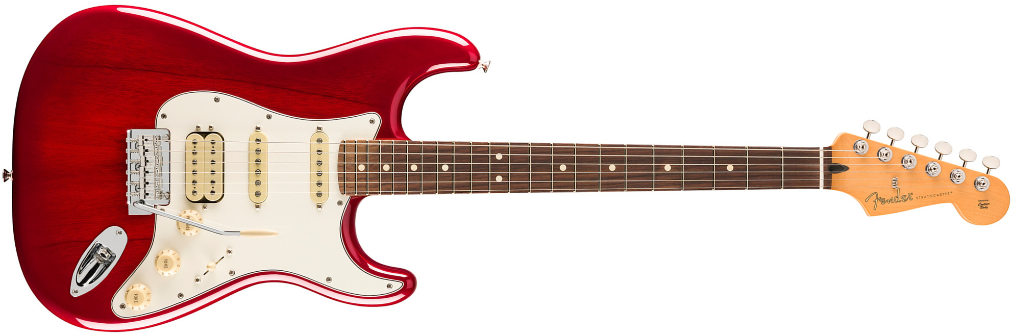 Fender Strat Player Ii Hss Mex Acajou Trem Rw - Transparent Cherry Burst - Elektrische gitaar in Str-vorm - Main picture