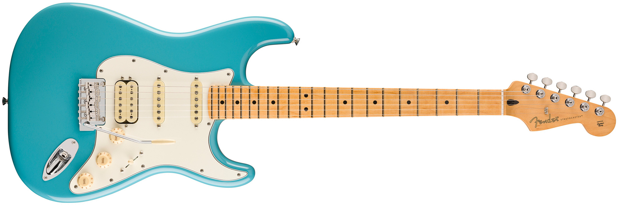 Fender Strat Player Ii Hss Mex Aulne Trem Mn - Aquatone Blue - Elektrische gitaar in Str-vorm - Main picture