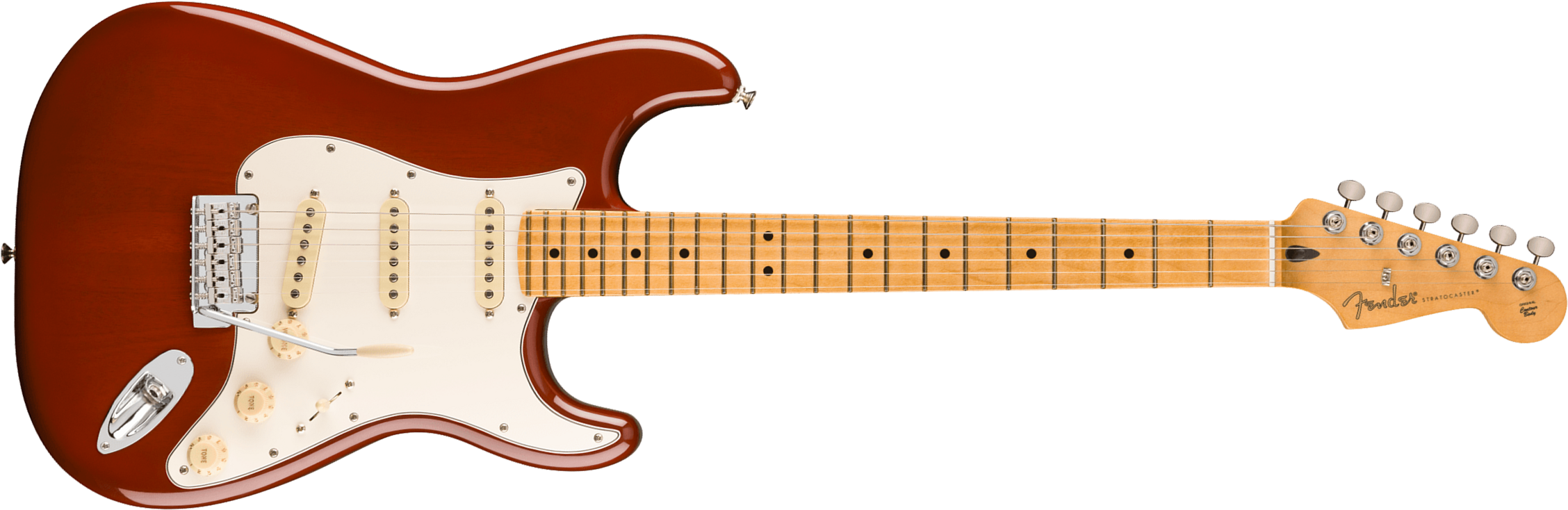 Fender Strat Player Ii Mex Acajou 3s Trem Mn - Transparent Mocha Burst - Elektrische gitaar in Str-vorm - Main picture