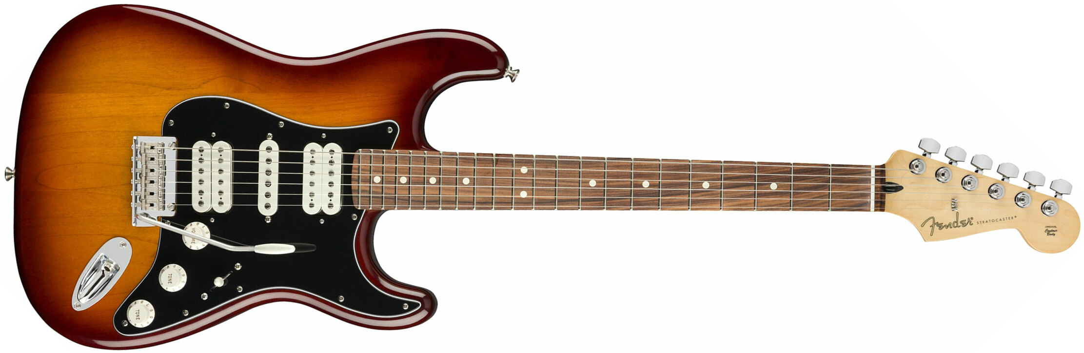 Fender Strat Player Mex Hsh Pf - Tobacco Burst - Elektrische gitaar in Str-vorm - Main picture