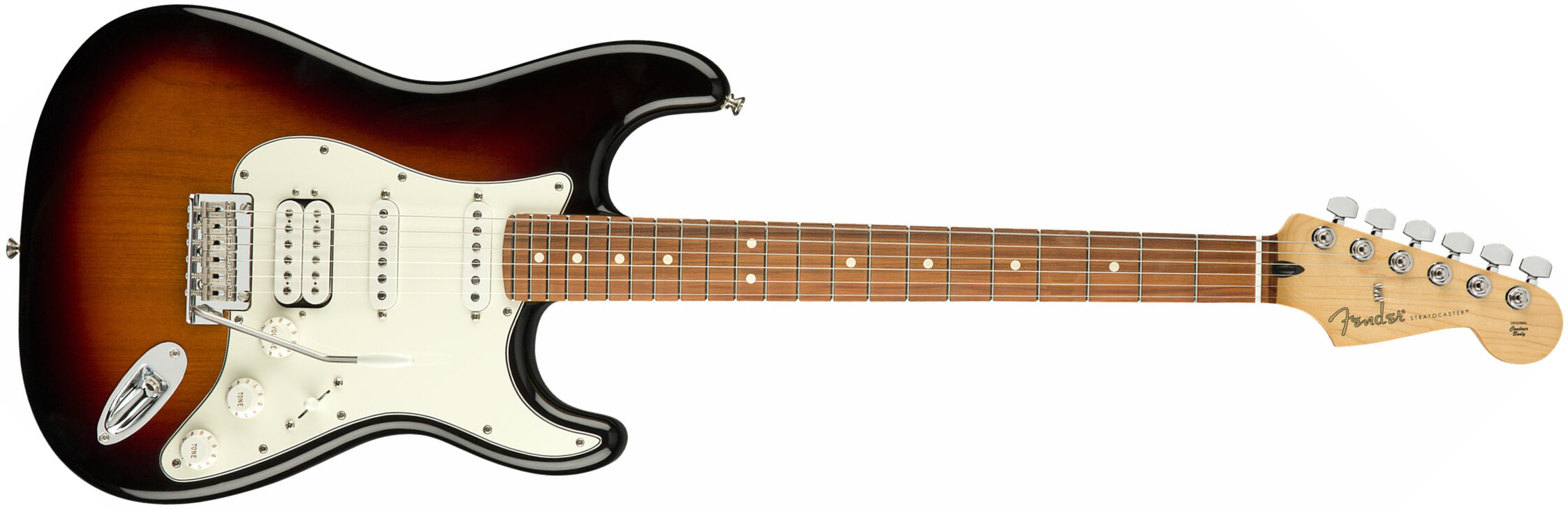 Fender Strat Player Mex Hss Pf - 3-color Sunburst - Elektrische gitaar in Str-vorm - Main picture