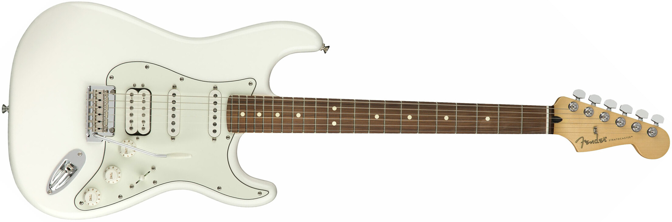 Fender Strat Player Mex Hss Pf - Polar White - Elektrische gitaar in Str-vorm - Main picture