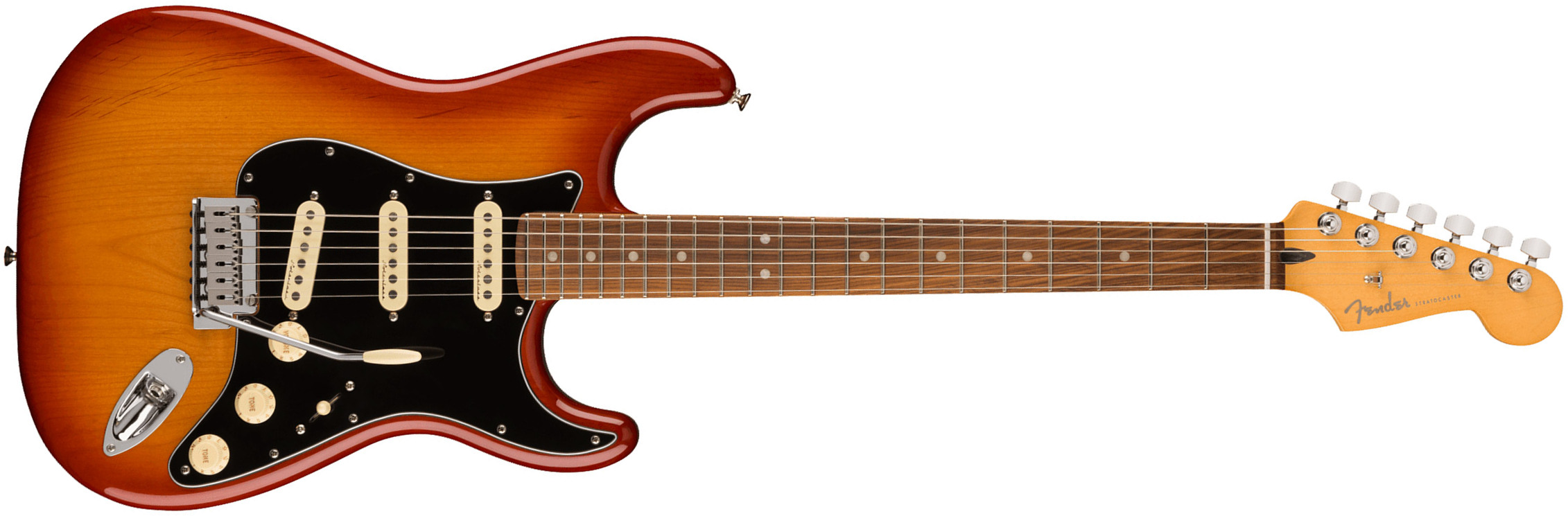 Fender Strat Player Plus Mex 2023 3s Trem Pf - Sienna Sunburst - Elektrische gitaar in Str-vorm - Main picture