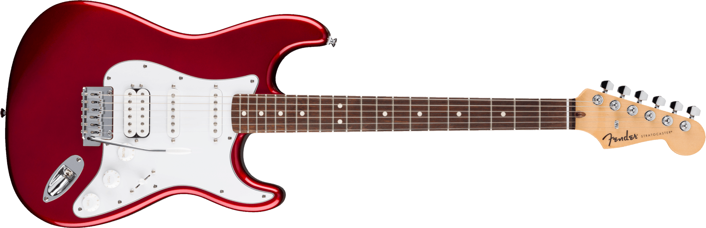 Fender Strat Standard Hss Trem Lau - Candy Cola - Elektrische gitaar in Str-vorm - Main picture